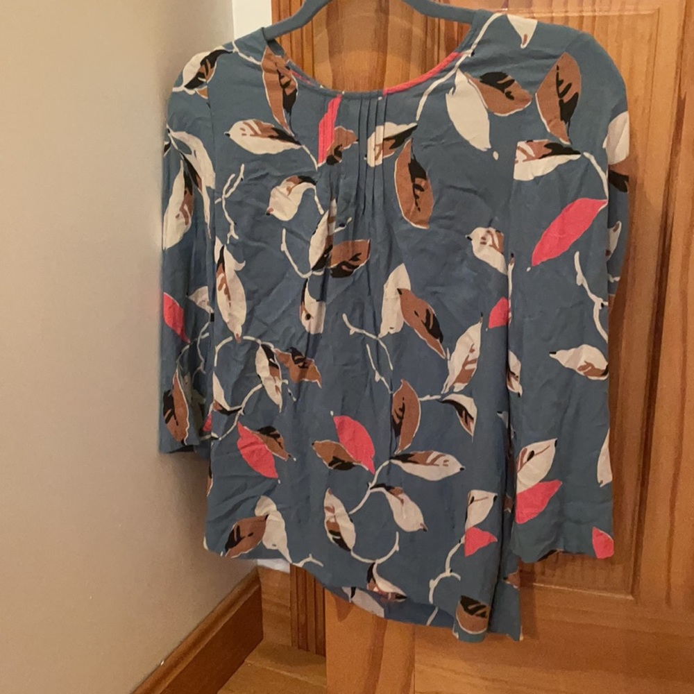 Boden blue blouse size 6 - Picture 5 of 5